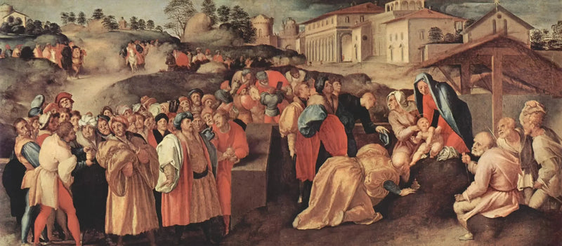 Aanbidding der Wijzen - Pontormo
