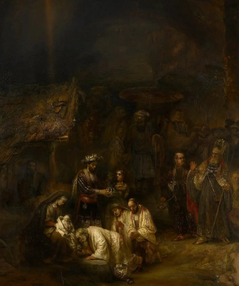 Aanbidding van de Wijzen - Rembrandt