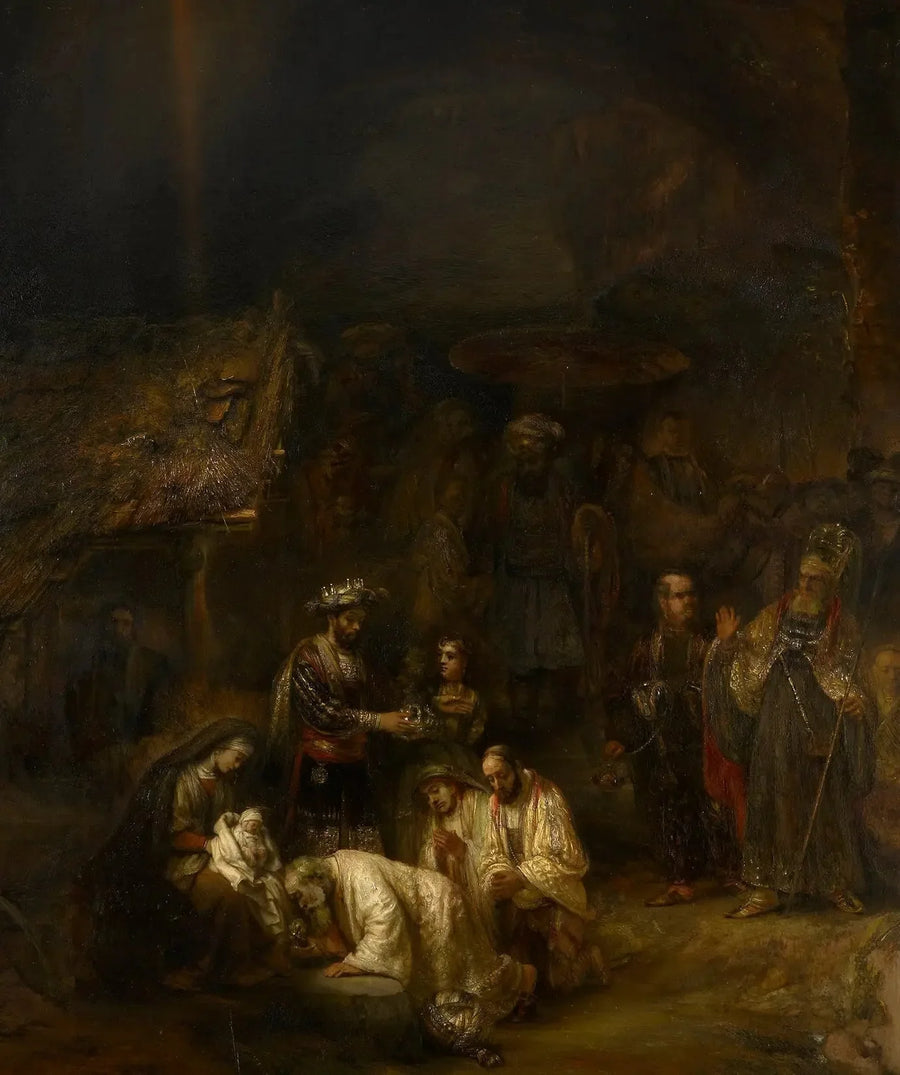 Aanbidding van de Wijzen - Rembrandt
