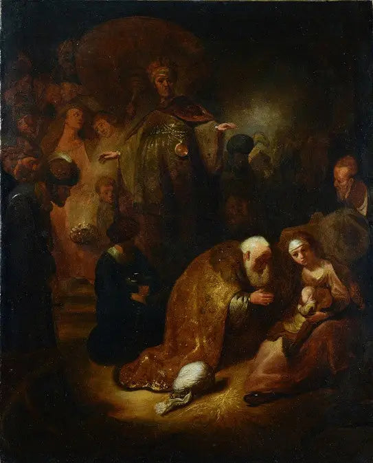 Aanbidding van de Wijzen - Rembrandt