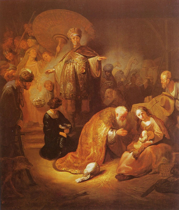 L’Adoration des Mages — atelier de Rembrandt, XVIIe siècle, Göteborgs Konstmuseum