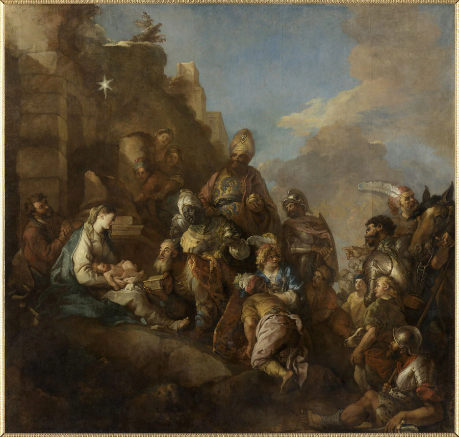 L'Adoration des Mages - Charles de La Fosse