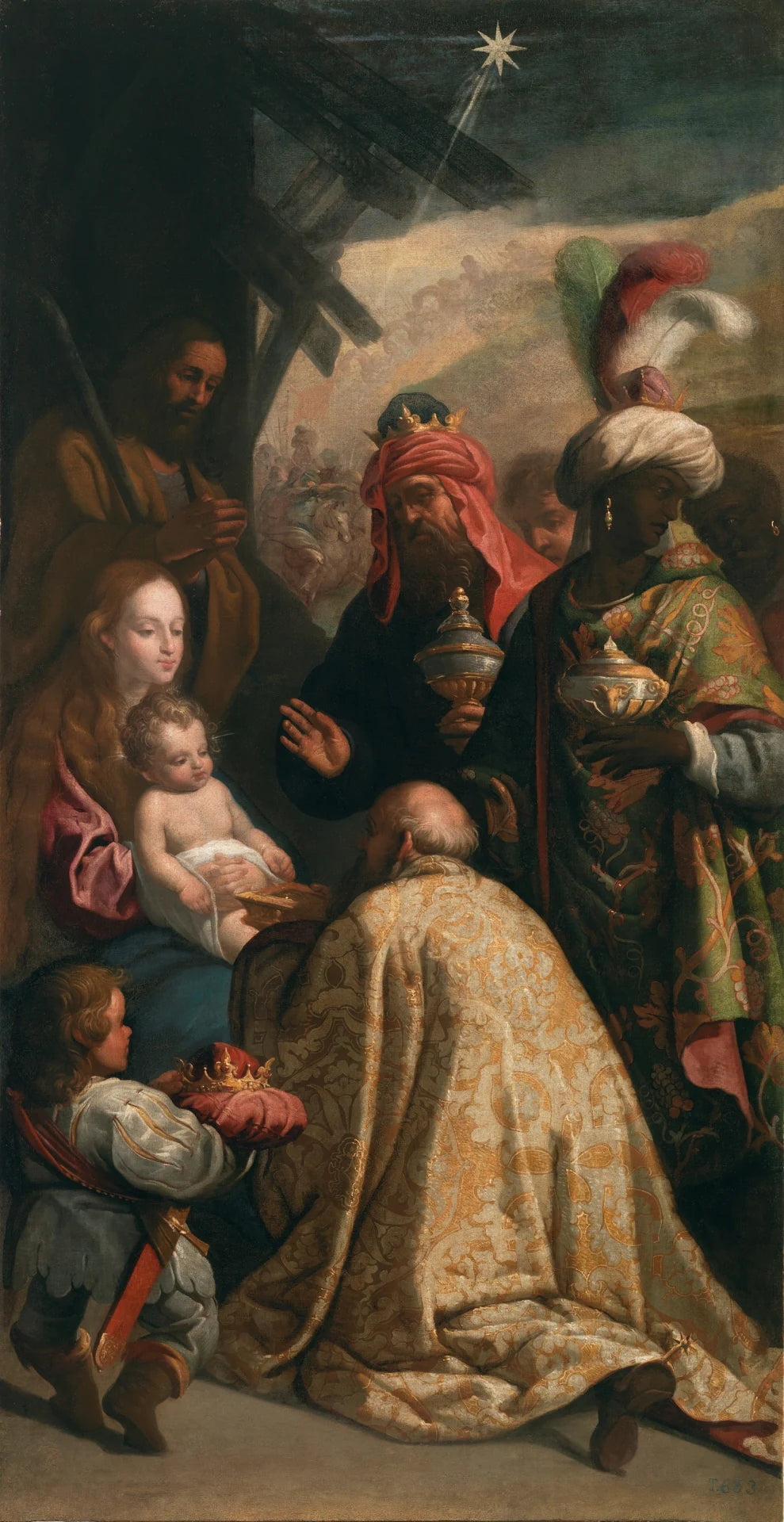 L'Adoration des Mages - Eugenio Cajés