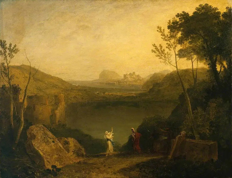 Aeneas en de Sibille, Meer van Avernus - J. M. W. Turner