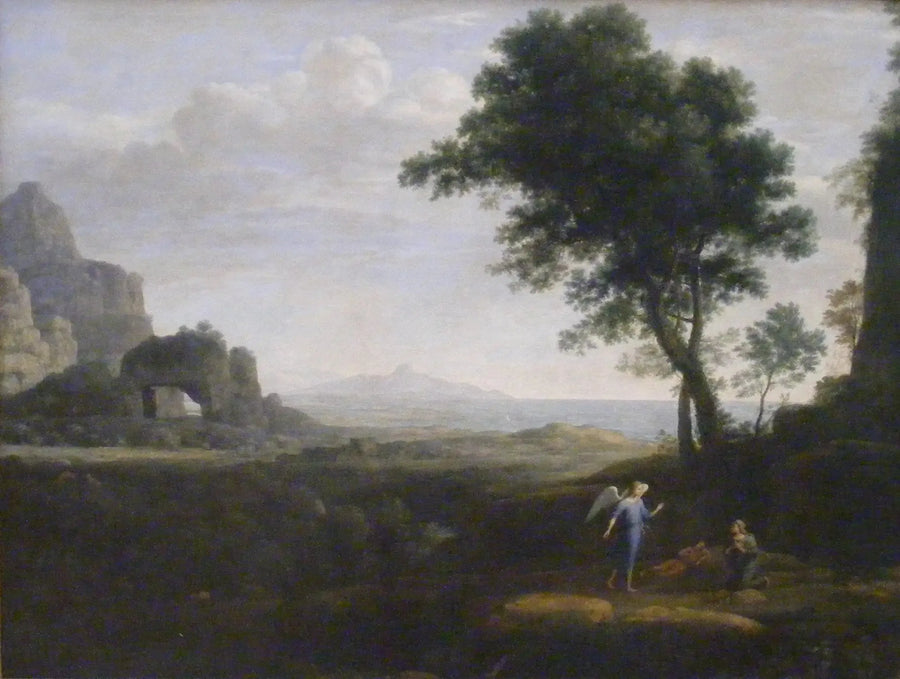 Agar en Ismaël in de woestijn - Claude Lorrain