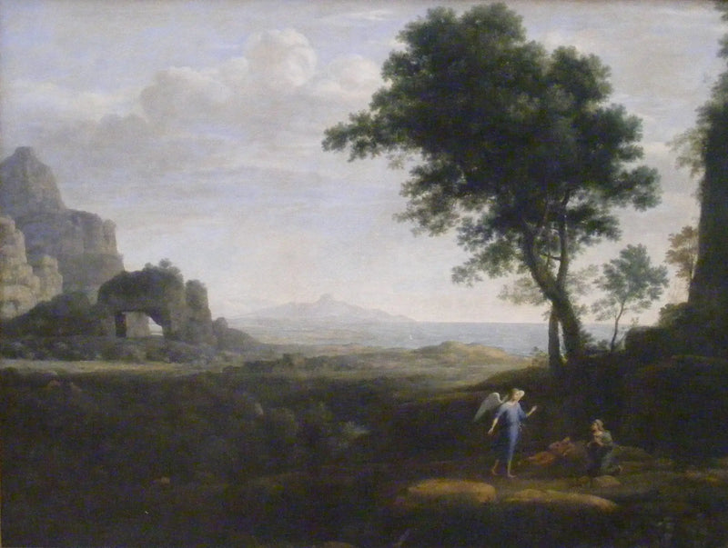Agar en Ismaël in de woestijn - Claude Lorrain
