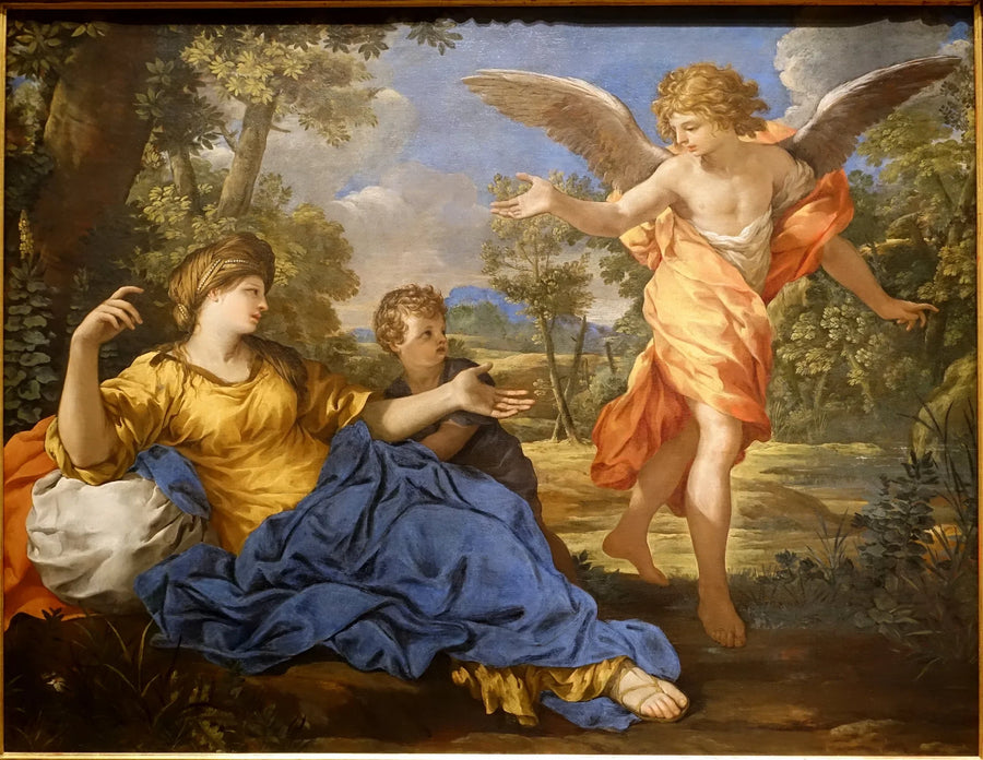 Agar en de engel - Pietro da Cortona