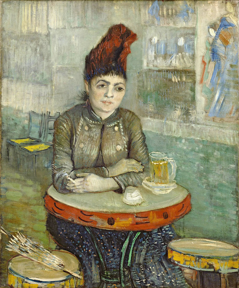 Agostina Segatori in het café du Tambourin - Vincent van Gogh