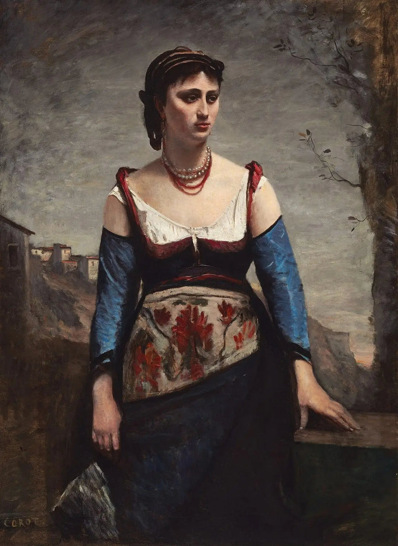 Agostine - Jean-Baptiste Camille Corot
