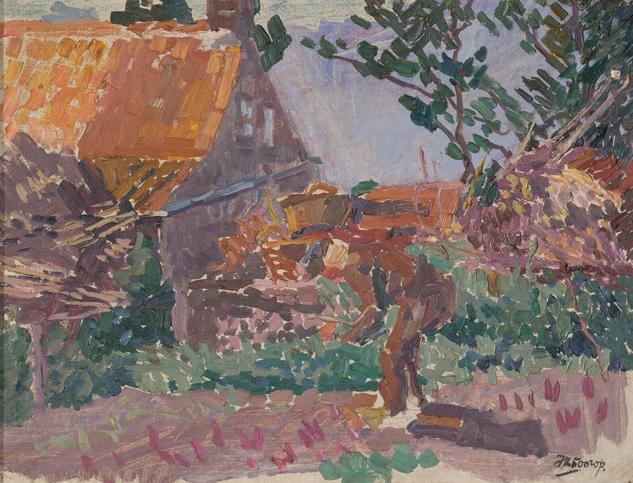 Landbouwer in zijn moestuin - Jan Toorop