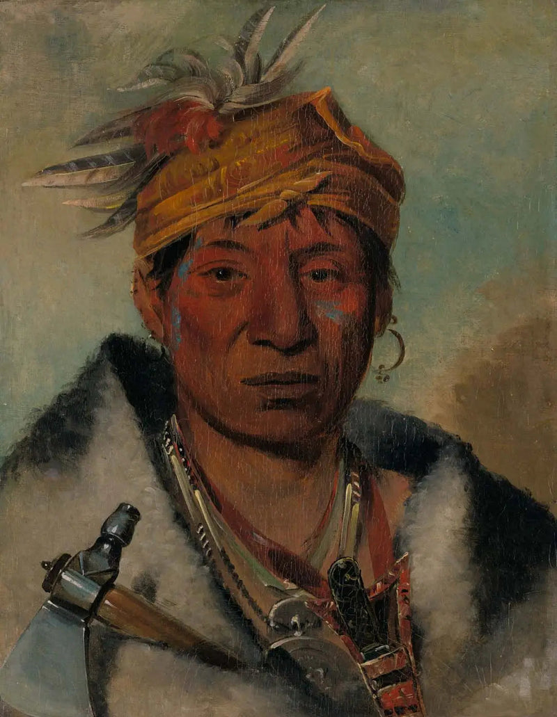 Reproductie van een schilderij, olieverf op doek - Alpha Reproductie

Source:
Ah-yaw-ne-tak-oár-ron, un guerrier - George Catlin