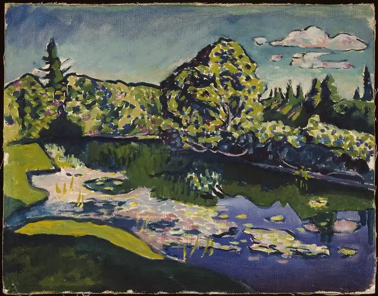 Akhtyrka, vijver van het park - Vassily Kandinsky