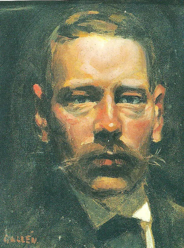 Portret van Adolf Paul - Akseli Gallen-Kallela