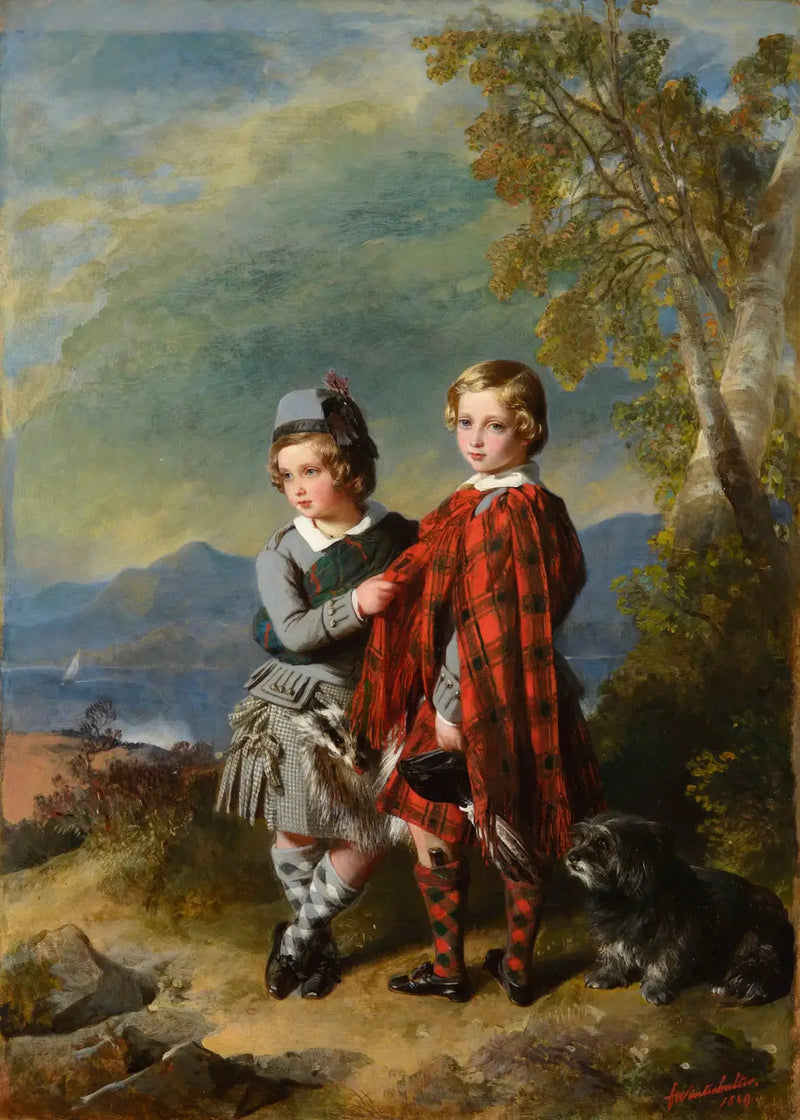 Albert Edward, prins van Wales, met prins Alfred - Franz Xaver Winterhalter

Source:
Albert Edward, prince de Galles, avec le prince Alfred - Franz Xaver Winterhalter