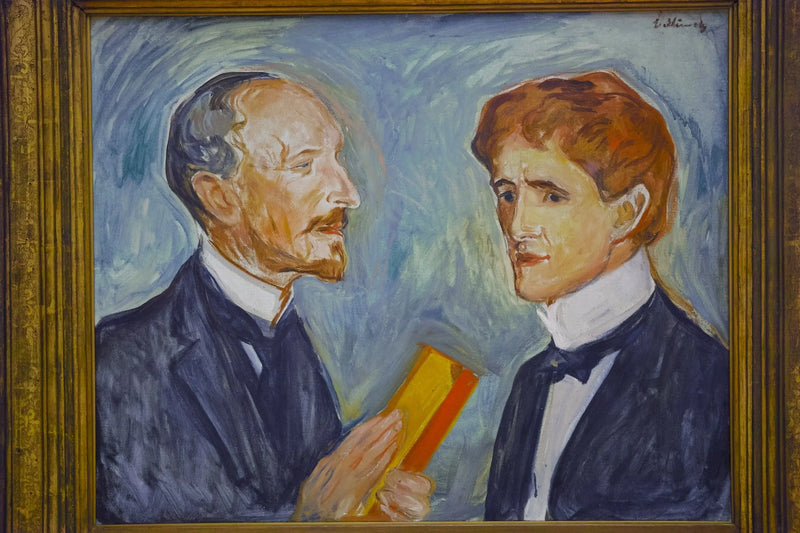 Albert Kollmann en Sten Drewsen - Edvard Munch