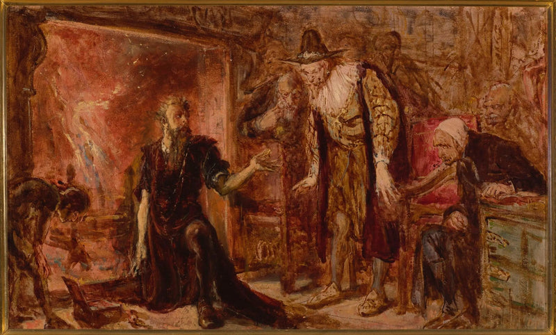 Alchemist Sendivogius en Sigismund III, schets - Jan Matejko

Source:
Alchimiste Sendivogius et Sigismond III, croquis - Jan Matejko