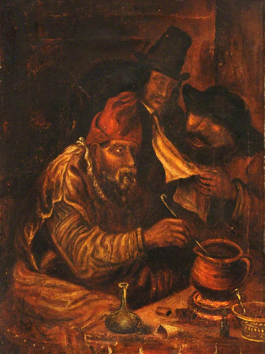 alchimistes - Jan Steen image 1 reproduction réalisée par Alpha Reproduction