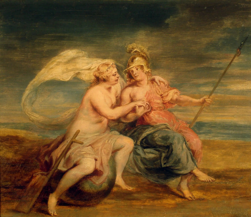 Allegorie van Fortuna en de deugd - Peter Paul Rubens