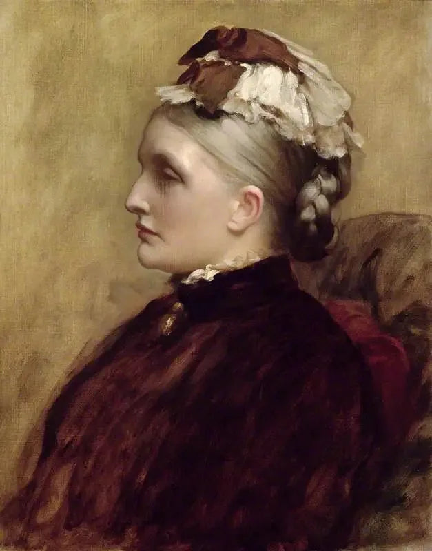 Alexandra Orr, née Leighton (1828–1903) - Frederic Leighton

Source:
Alexandra Orr, née Leighton (1828–1903) - Frederic Leighton