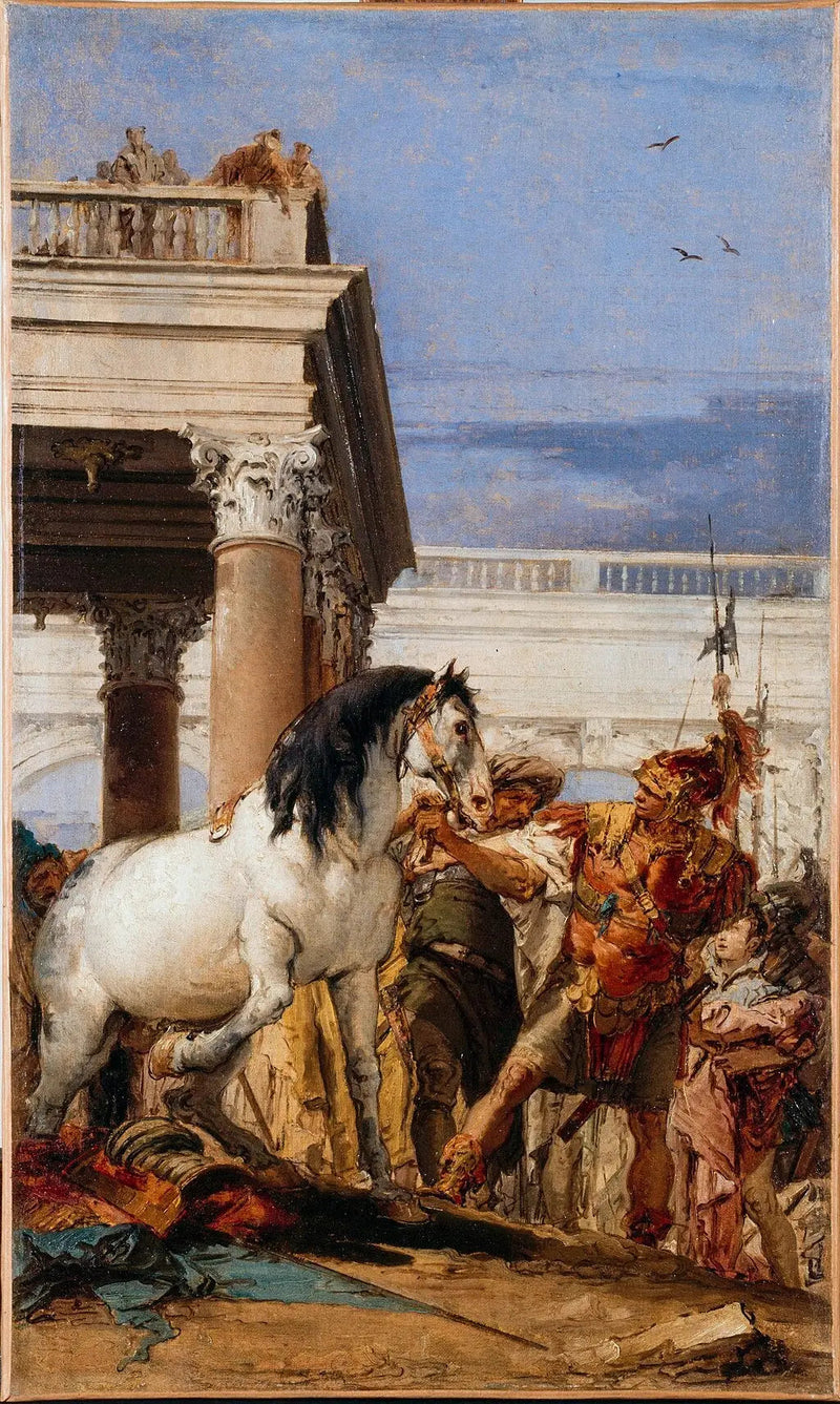 Alexandre en Bucéphale - Giovanni Battista Tiepolo