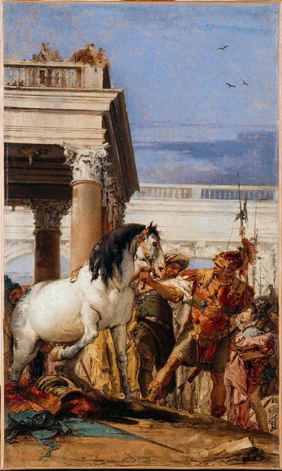 Alexandre en Bucéphale - Giovanni Battista Tiepolo