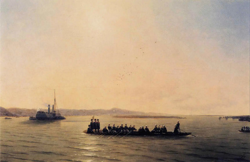Alexandre II die de Donau oversteekt - Ivan Aïvazovski

Source:
Alexandre II traversant le Danube - Ivan Aïvazovski