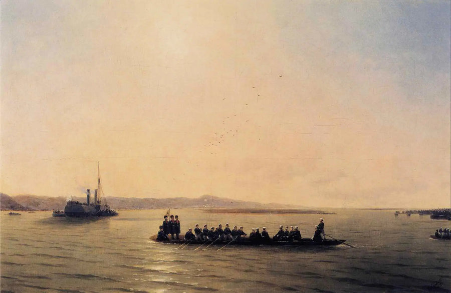 Alexandre II die de Donau oversteekt - Ivan Aïvazovski

Source:
Alexandre II traversant le Danube - Ivan Aïvazovski
