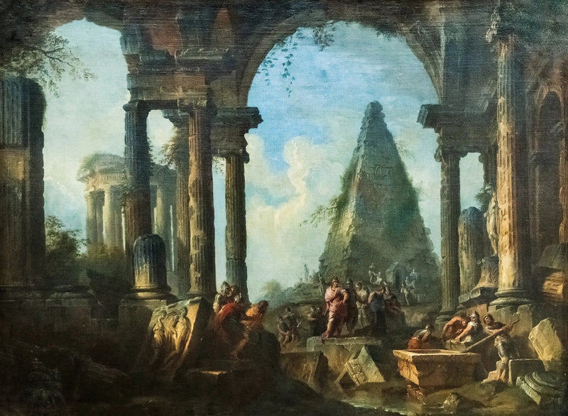 Alexandre de Grote voor het graf van Achilles - Giovanni Paolo Panini

Source:
Alexandre le grand devant le tombeau d'Achille - Giovanni Paolo Panini