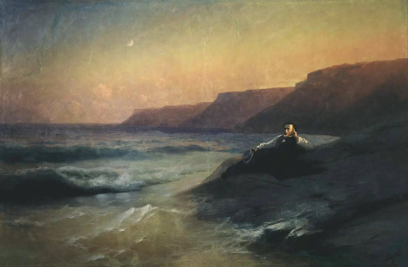 Alexandre Pouchkine aan de kust van de Zwarte Zee - Ivan Aïvazovski

Source:
Alexandre Pouchkine sur la côte de la Mer noire - Ivan Aïvazovski