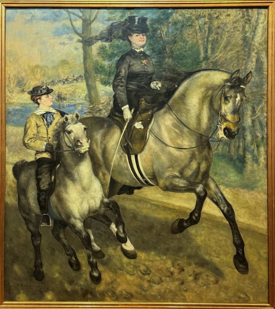 Ruiterlaan in het Bois de Boulogne - Pierre-Auguste Renoir