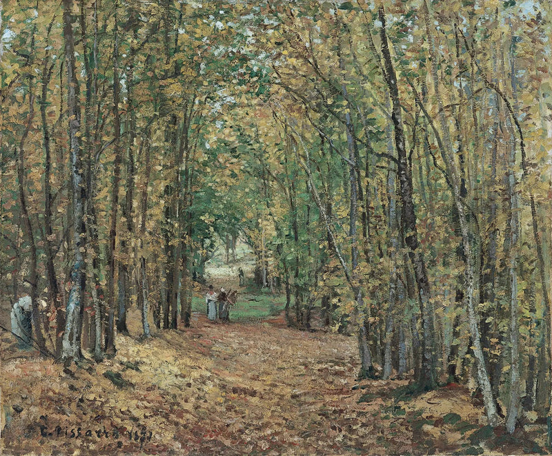 Laan in het park van Marly - Camille Pissarro