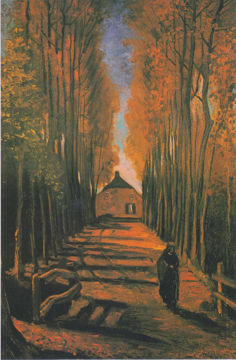 Populierenlaan in de herfst - Vincent van Gogh
