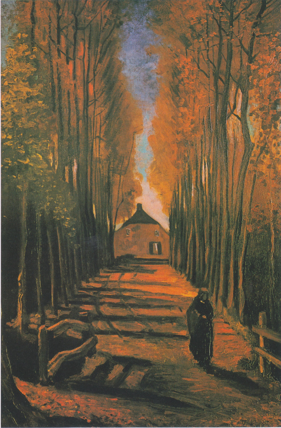Populierenlaan in de herfst - Vincent van Gogh