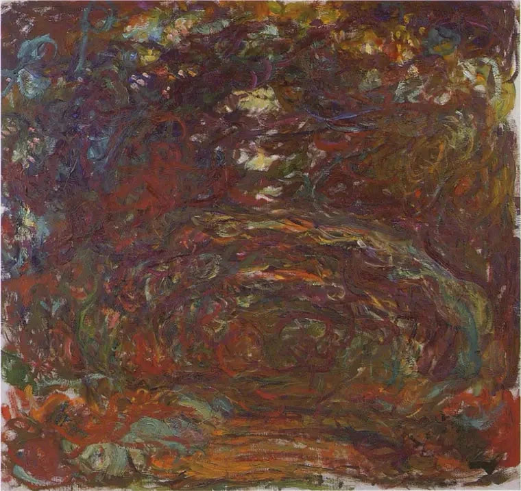 De rozenlaan - Claude Monet
