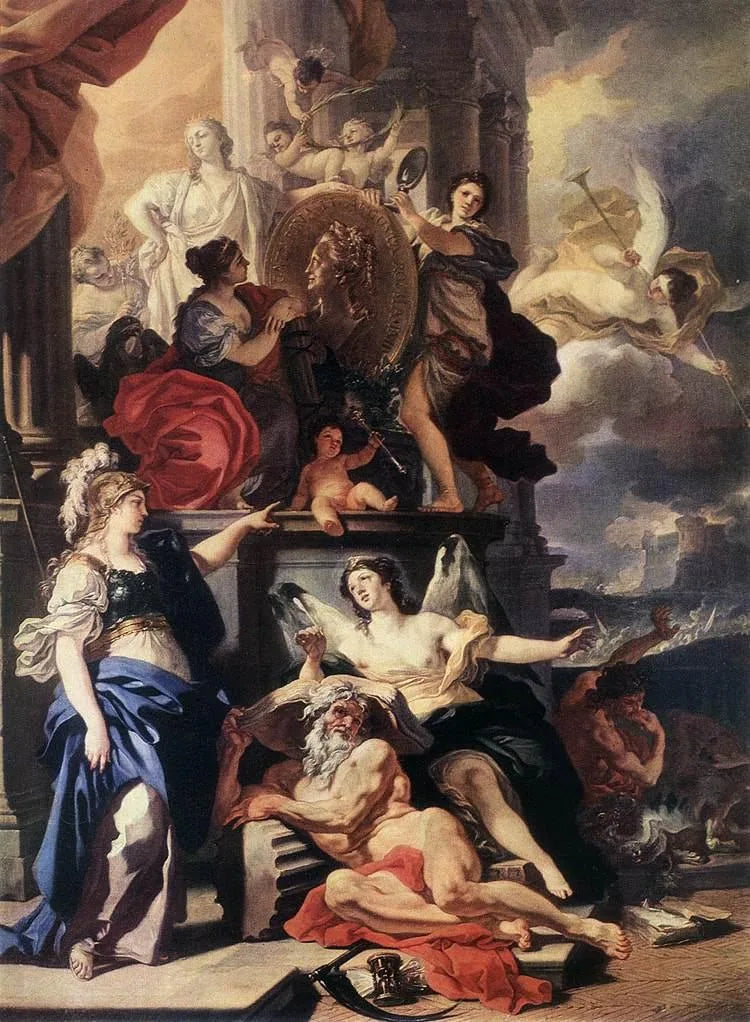 Allegorie van een Rijk - Francesco Solimena
