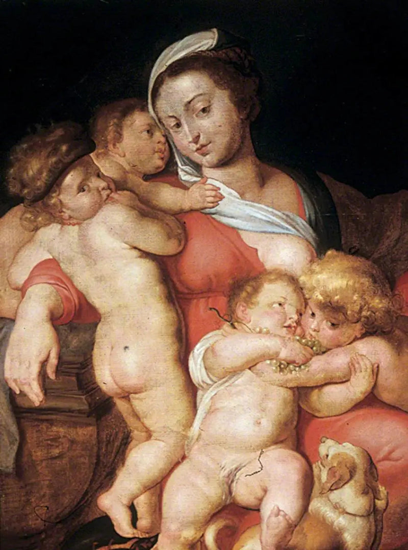 Allegorie van de Liefdadigheid - Peter Paul Rubens