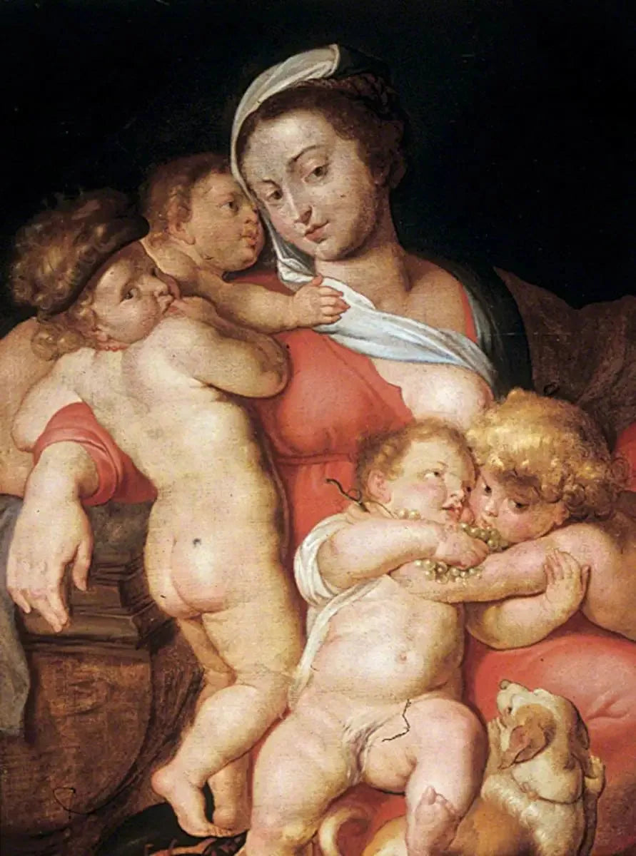 Allegorie van de Liefdadigheid - Peter Paul Rubens