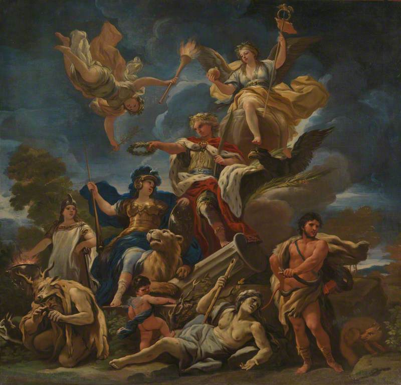 Allergorie van de Kracht - Luca Giordano