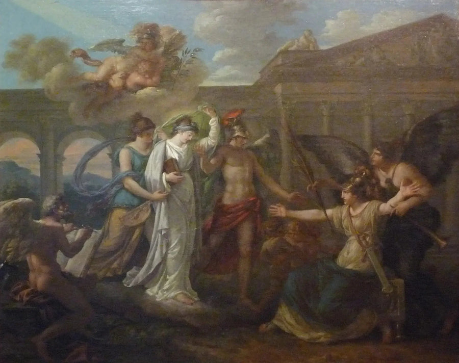 Allergie van Frankrijk die de Vrede verwelkomt - Louis Jean François Lagrenée

Source:
Allégorie de la France accueillant la Paix - Louis Jean François Lagrenée