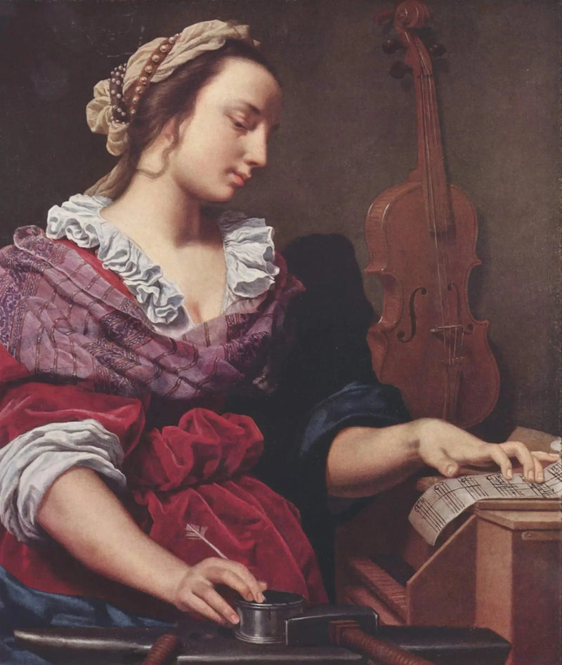 Allegorie van de muziek - Lorenzo Lippi