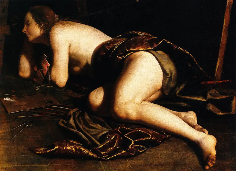Allegorie van de Schilderkunst - Artemisia Gentileschi