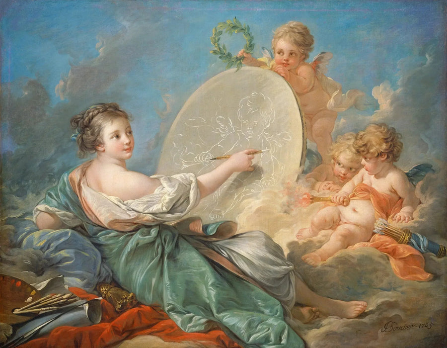 Allegorie van de schilderkunst - François Boucher
