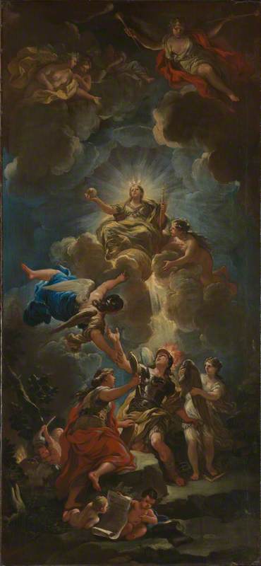 Allergorie van de goddelijke wijsheid - Luca Giordano