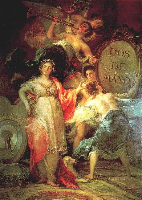Allegorie van de stad Madrid - Francisco de Goya