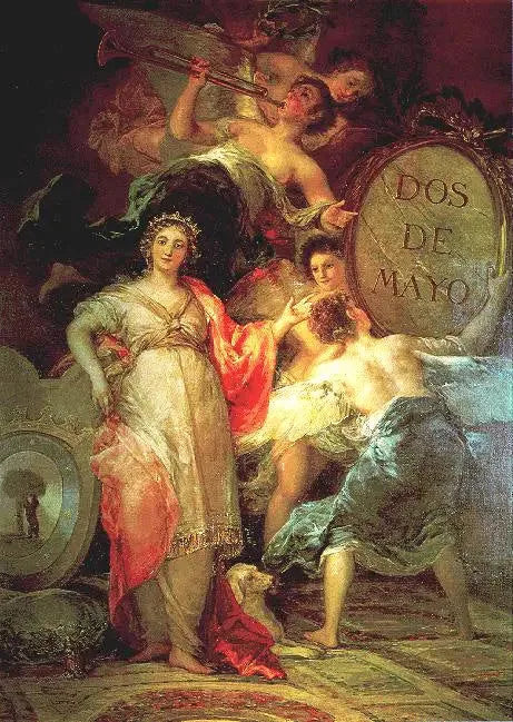 Allegorie van de stad Madrid - Francisco de Goya