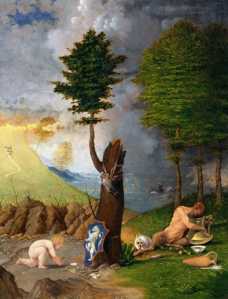 Allegorie van de Ondeugd en de Deugd - Lorenzo Lotto