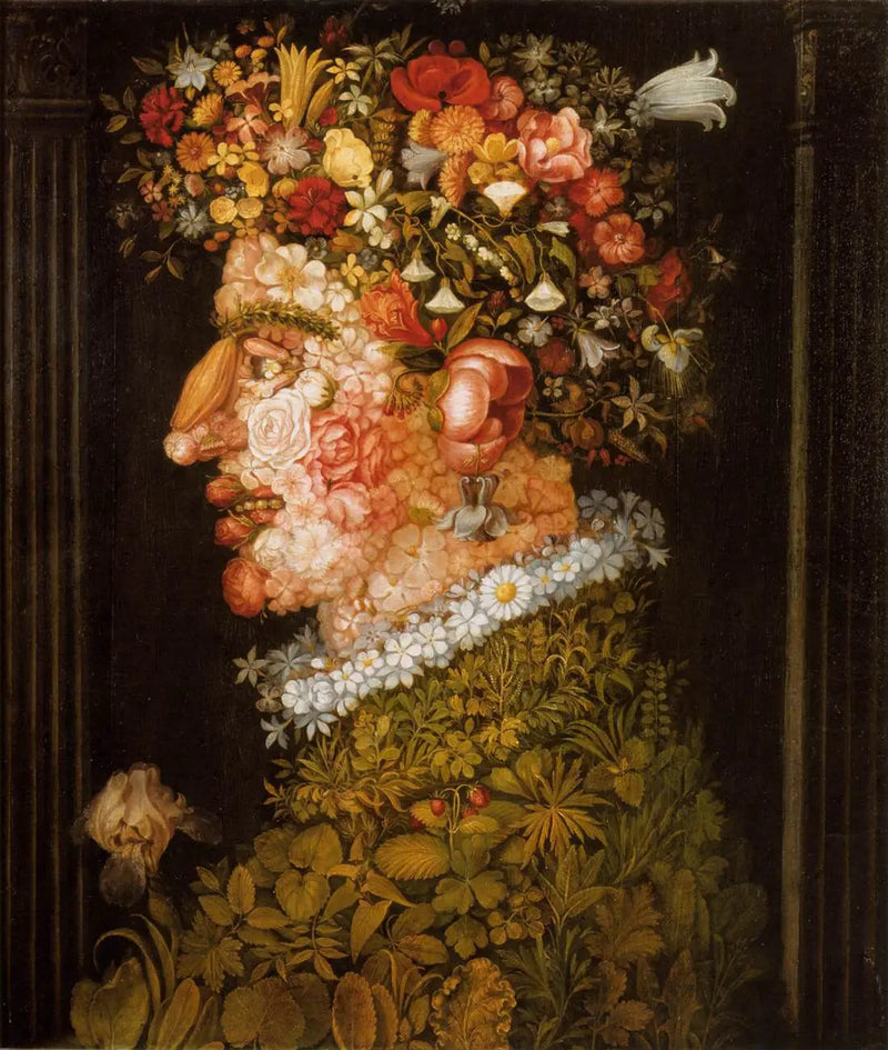 Allegorie van de lente - Giuseppe Arcimboldo