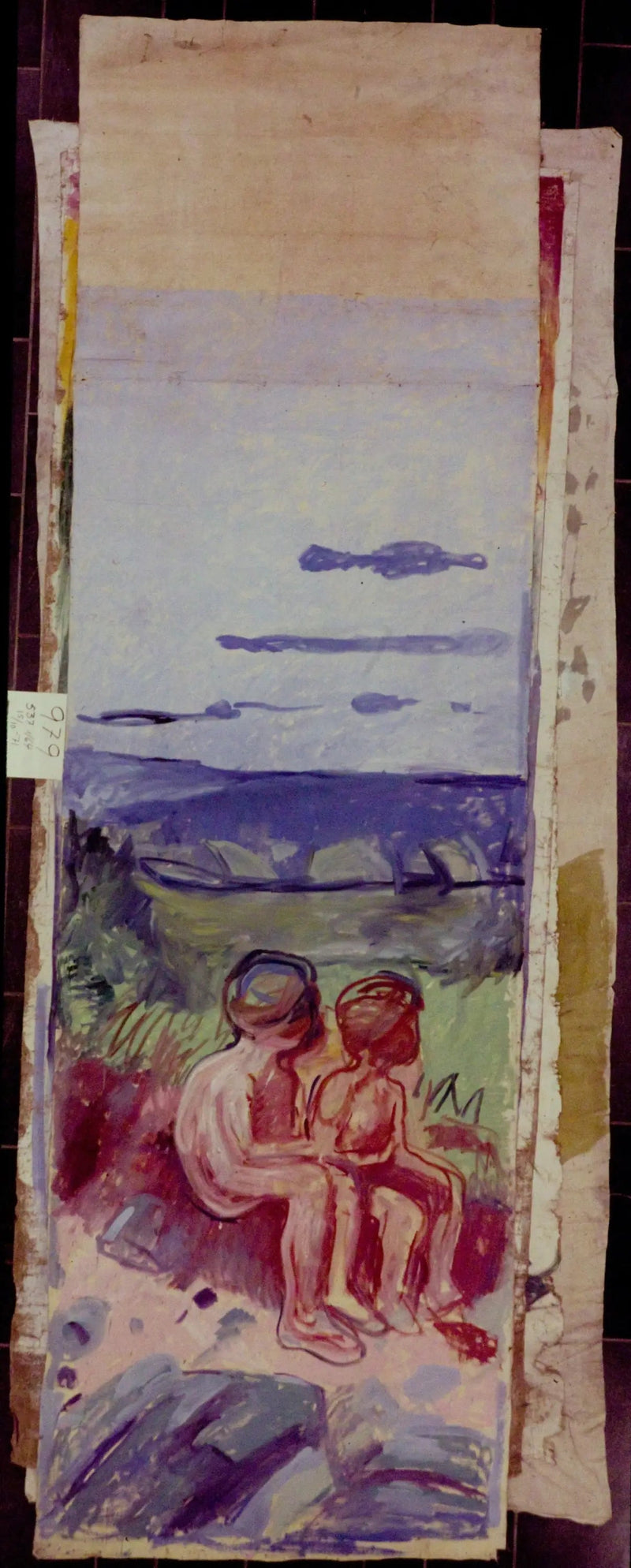 Alma Mater: twee zittende kinderen - Edvard Munch