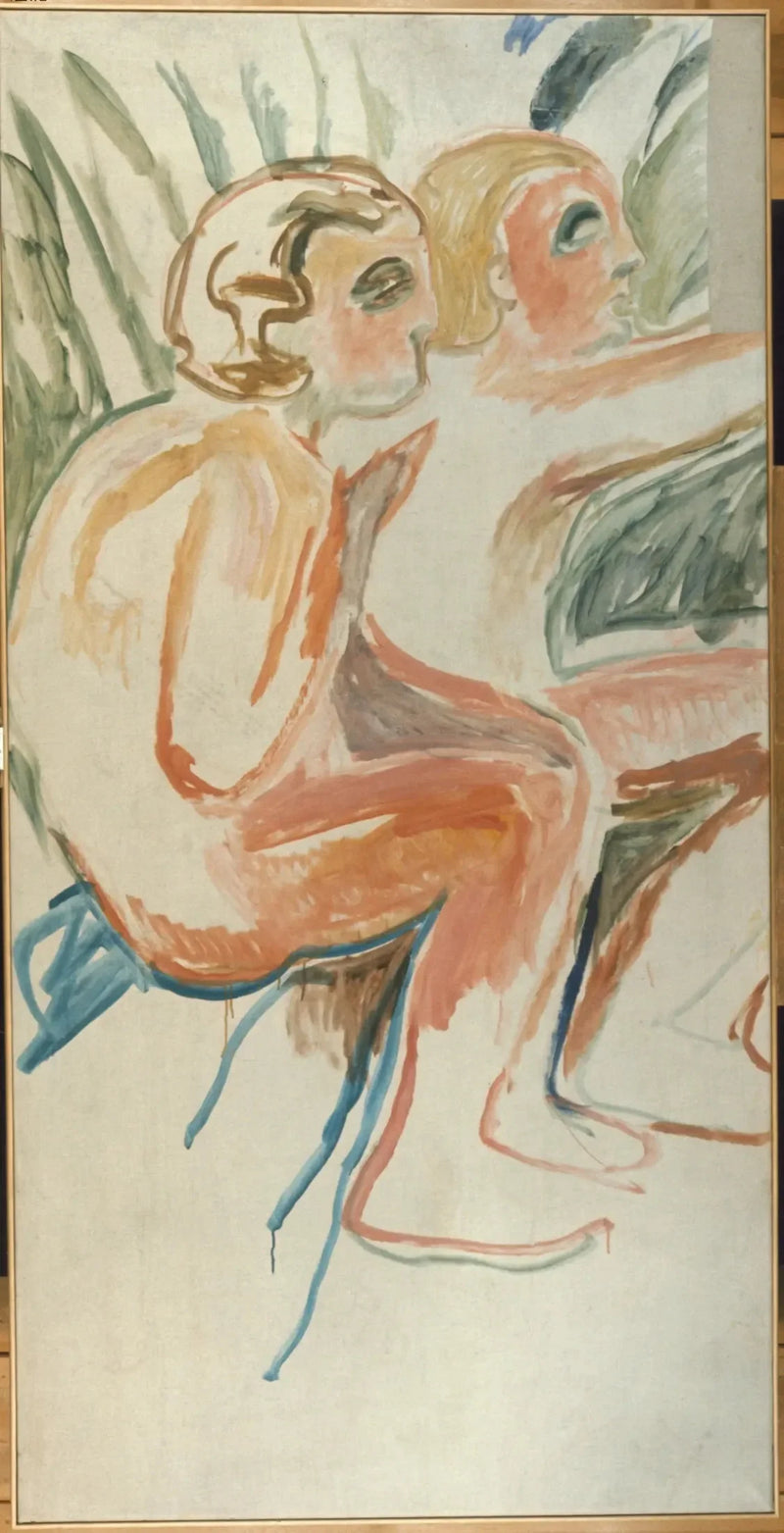 Alma Mater: twee kinderen die zitten - Edvard Munch