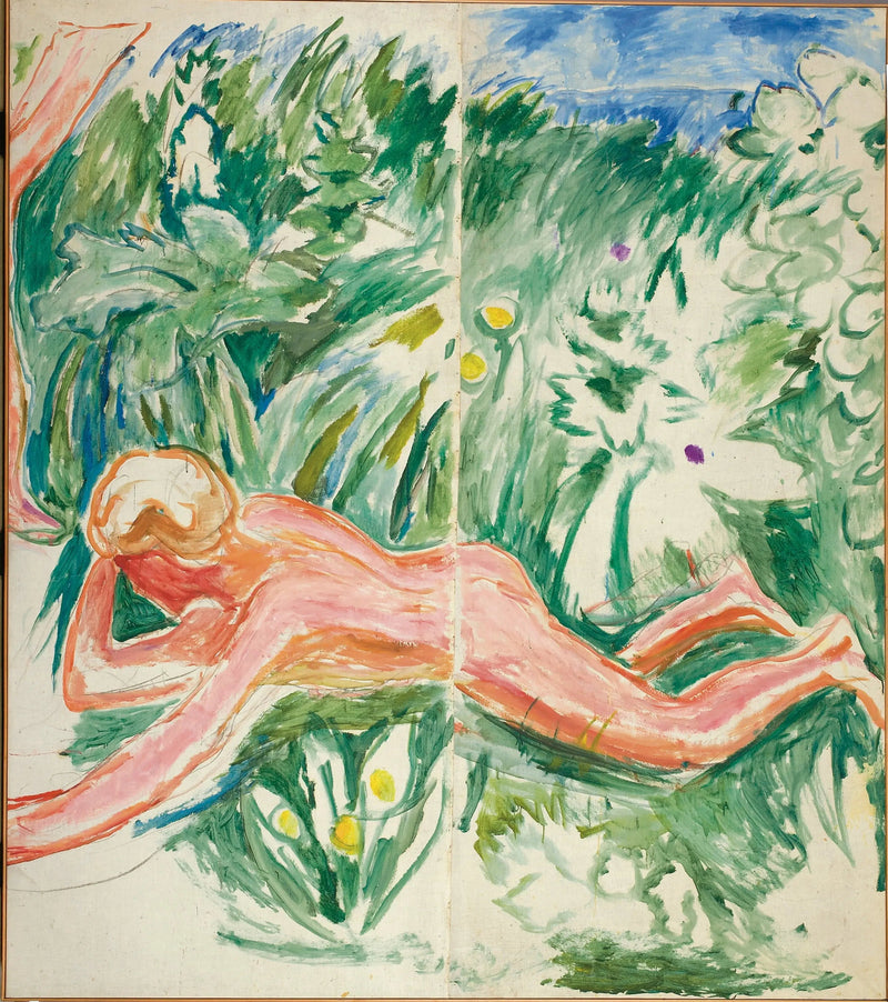 Alma Mater: liggend jongetje - Edvard Munch